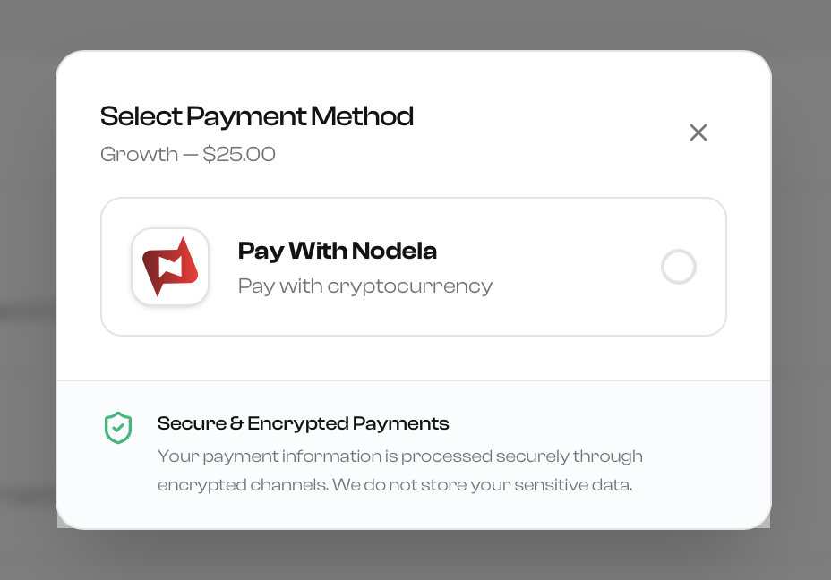 Sample Checkout Preview